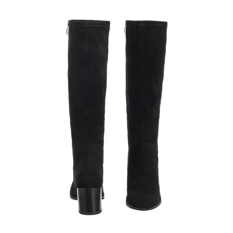 Caprice Czarne 9-25503-45 044 Black Stretch Vegan (CP446-b) bateliai