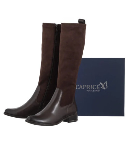 Caprice Brązowe 9-25514-41 329 Dk Brown Comb (CP447-a) batai