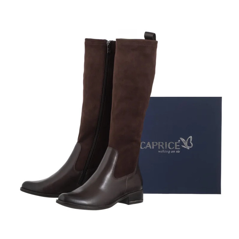 Caprice Brązowe 9-25514-41 329 Dk Brown Comb (CP447-a) batai