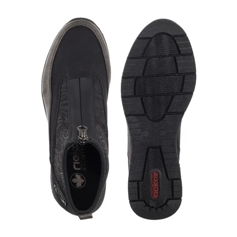 Rieker Czarne N9362-01 Black Combination (RI286-a) batai