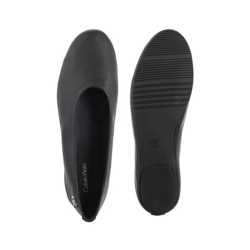 Calvin Klein Round Ballerina Lth Hardware Black HW0HW02810 BEH (CK684-a) bateliai