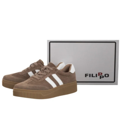 Filippo Beżowe DP6776/25 BE WH (FO138-b) sportiniai bateliai