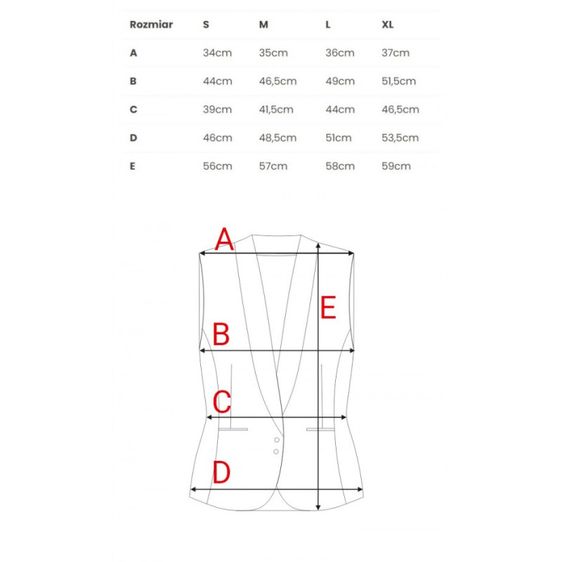 M859 Kamizelka jeansowa - beżowa
