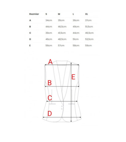 M859 Kamizelka jeansowa - niebieska