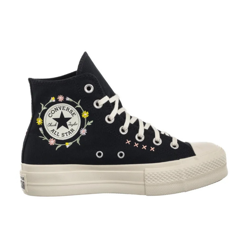 Converse CTAS Lift Hi Black/Egret/Flamingo Fade A15007C (CO801-a) bateliai