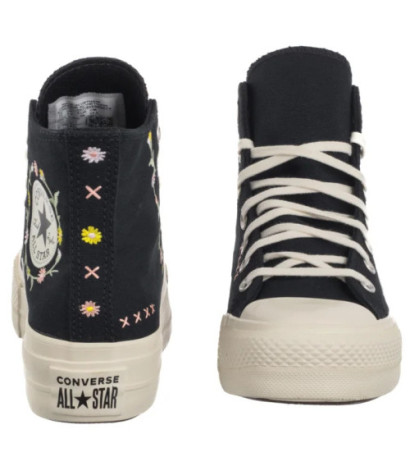 Converse CTAS Lift Hi Black/Egret/Flamingo Fade A15007C (CO801-a) bateliai