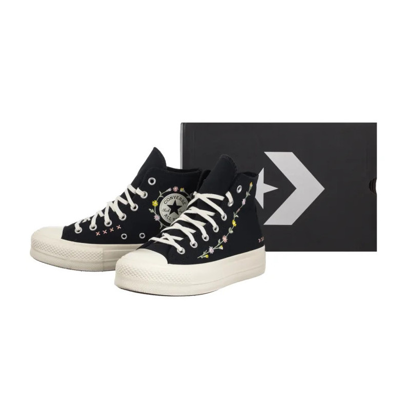 Converse CTAS Lift Hi Black/Egret/Flamingo Fade A15007C (CO801-a) bateliai