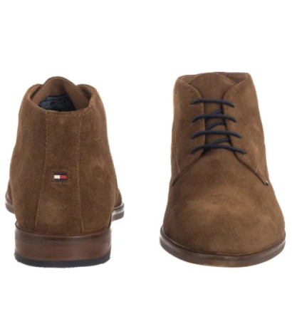 Tommy Hilfiger Hilfiger Dress Suede Boot Coconut Grove FM0FM05726 GVQ (TH1378-a) batai
