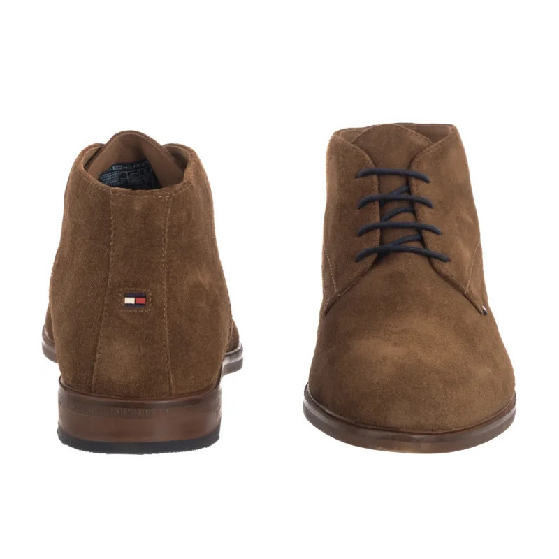 Tommy Hilfiger Hilfiger Dress Suede Boot Coconut Grove FM0FM05726 GVQ (TH1378-a) batai