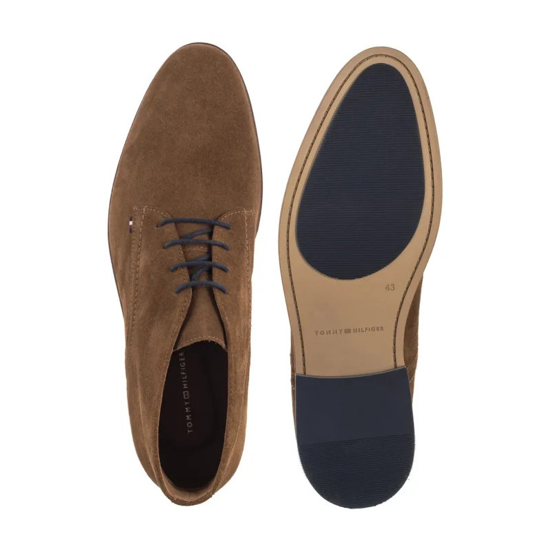 Tommy Hilfiger Hilfiger Dress Suede Boot Coconut Grove FM0FM05726 GVQ (TH1378-a) batai
