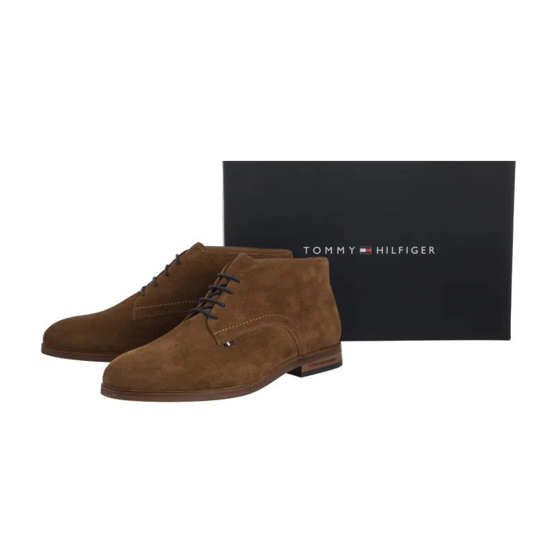 Tommy Hilfiger Hilfiger Dress Suede Boot Coconut Grove FM0FM05726 GVQ (TH1378-a) batai
