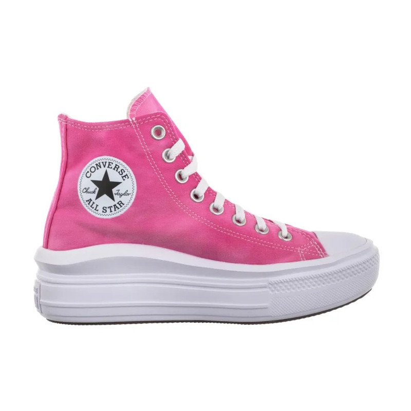 Converse CTAS Move Hi White/Chaos Fuchsia A11817C (CO651-f) bateliai