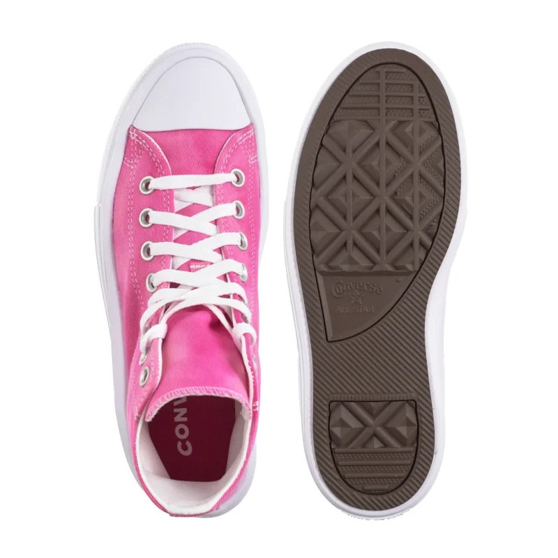 Converse CTAS Move Hi White/Chaos Fuchsia A11817C (CO651-f) bateliai