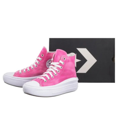 Converse CTAS Move Hi White/Chaos Fuchsia A11817C (CO651-f) bateliai