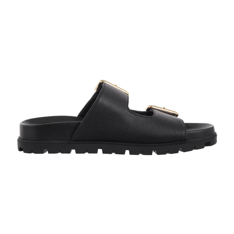 Guess Fasten FLTST LEA03 Black (GU745-a) Moteriški batai/šlepetės