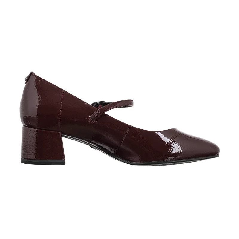 Tamaris Bordowe Lakierowane 1-22312-43 537 Merlot (TM555-b) bateliai
