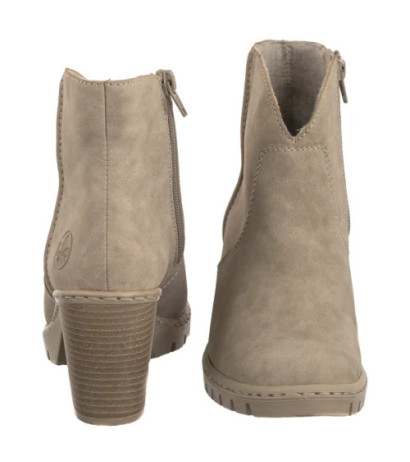 Rieker Beżowe Y2553-60 Beige (RI289-a) bateliai