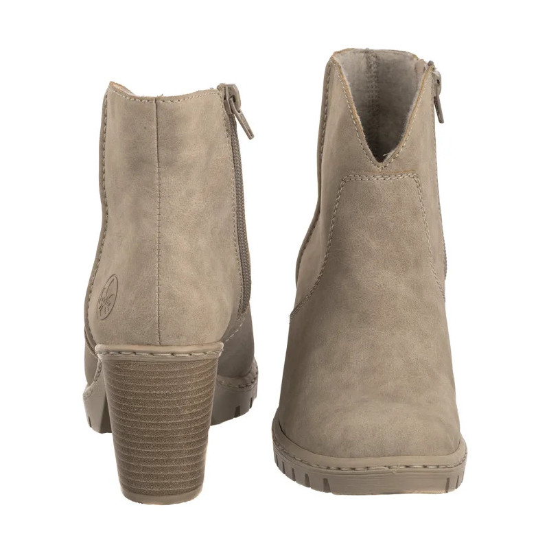 Rieker Beżowe Y2553-60 Beige (RI289-a) bateliai