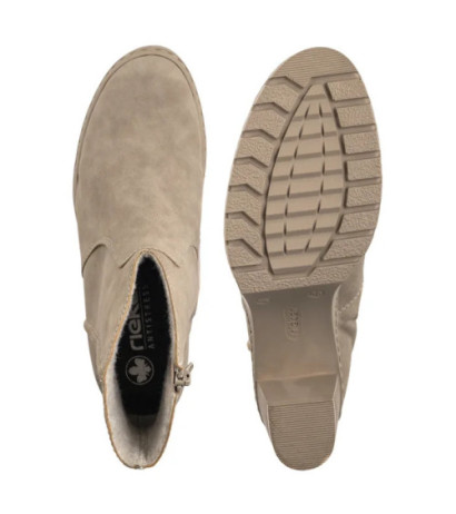 Rieker Beżowe Y2553-60 Beige (RI289-a) bateliai