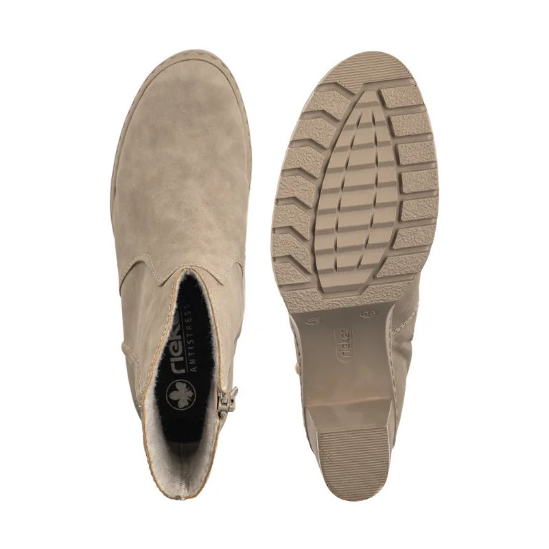Rieker Beżowe Y2553-60 Beige (RI289-a) bateliai