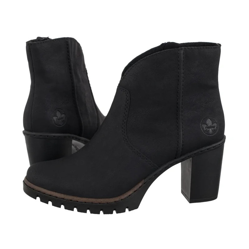 Rieker Czarne Y2553-00 Black (RI289-b) bateliai
