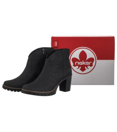 Rieker Czarne Y2553-00 Black (RI289-b) batai