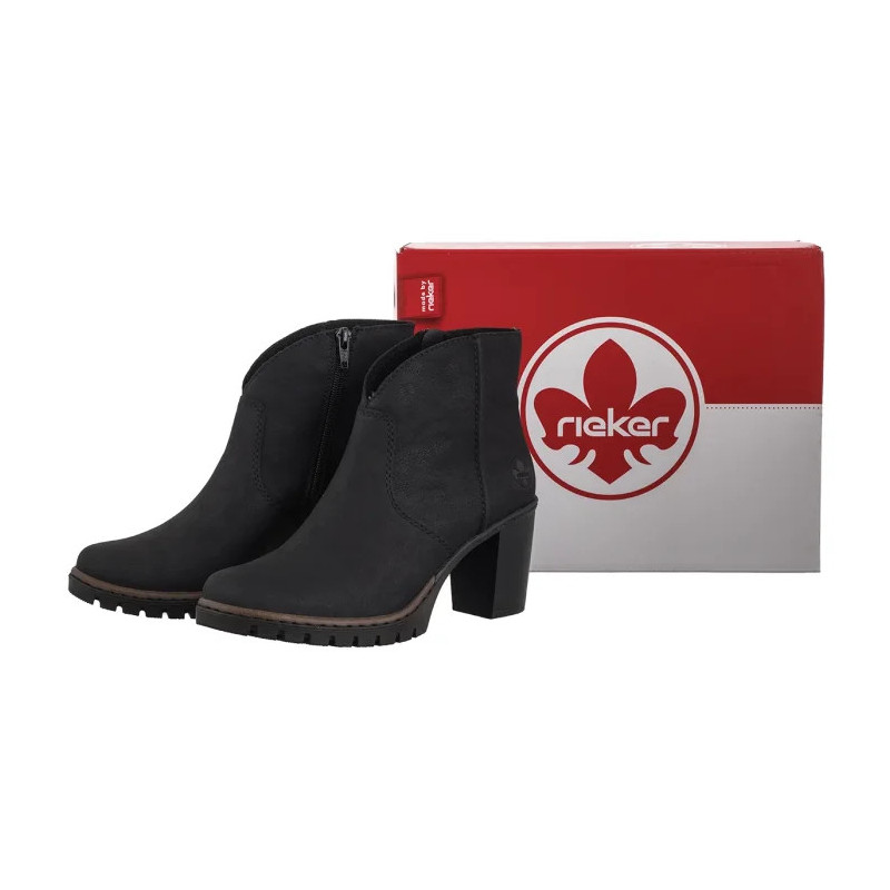 Rieker Czarne Y2553-00 Black (RI289-b) batai