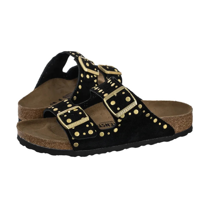 Birkenstock Arizona Rivet Border Black 1030348 (BK330-a) Moteriški batai/šlepetės