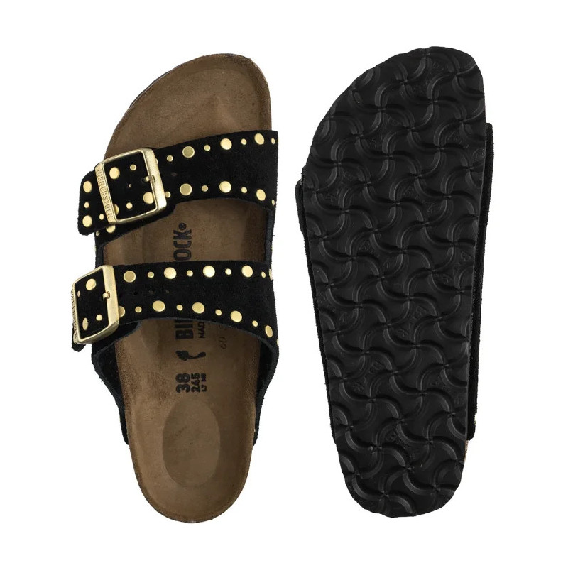 Birkenstock Arizona Rivet Border Black 1030348 (BK330-a) Moteriški batai/šlepetės
