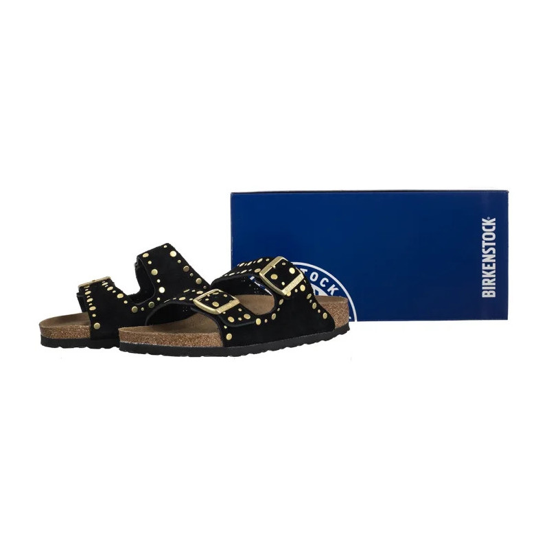 Birkenstock Arizona Rivet Border Black 1030348 (BK330-a) Moteriški batai/šlepetės