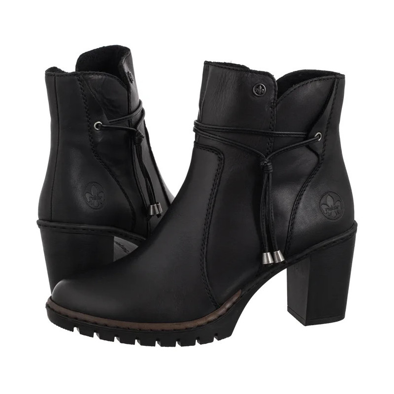 Rieker Czarne Y2567-00 Black (RI291-a) bateliai