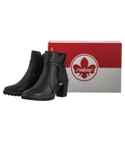 Rieker Czarne Y2567-00 Black (RI291-a) bateliai