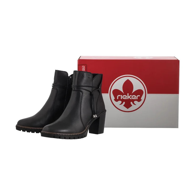 Rieker Czarne Y2567-00 Black (RI291-a) bateliai