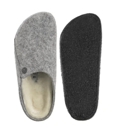 Birkenstock Zermatt Rivet Shearling Light Gray 1015086 (BK335-a) Moteriški batai/šlepetės