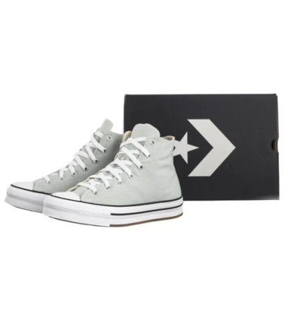 Converse CTAS Eva Lift Hi Rainwashed Grey/White A13122C (CO660-d) bateliai