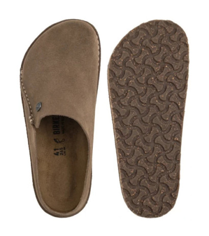 Birkenstock Zermatt Premium Suede Gray Taupe 1021318 (BK340-a) šlepetės