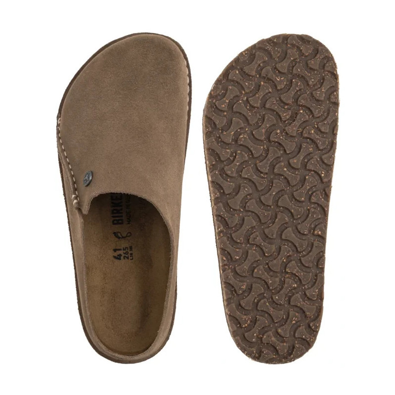 Birkenstock Zermatt Premium Suede Gray Taupe 1021318 (BK340-a) šlepetės