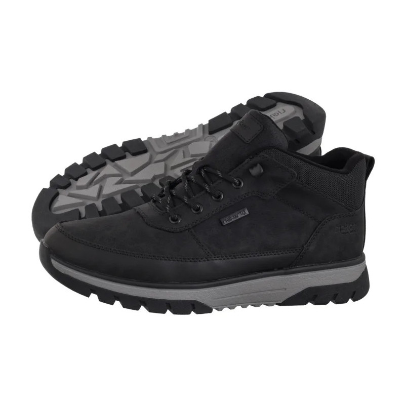 Rieker Czarne B9300-00 Black (RI296-a) batai
