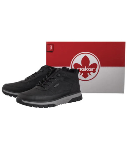 Rieker Czarne B9300-00 Black (RI296-a) batai