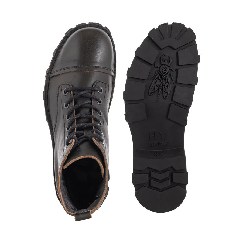 FLY London Kelf Antique Black P211167000 (FL422-a) batai