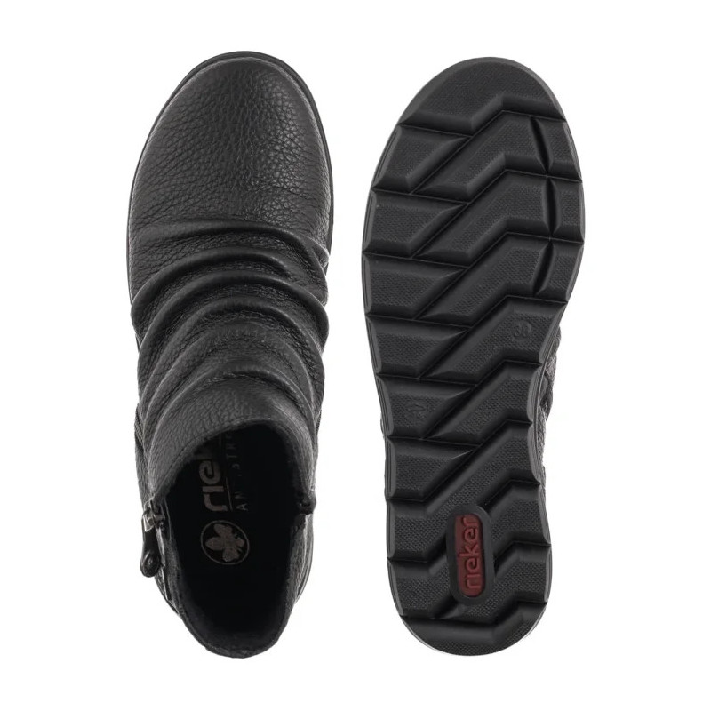 Rieker Czarne Z0056-00 Black (RI295-a) batai