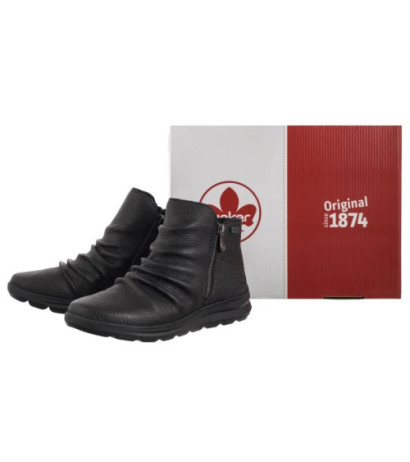 Rieker Czarne Z0056-00 Black (RI295-a) batai