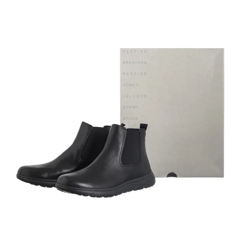 Geox U Portello A - Smo.Lea Black U36E1A 00043 C9999 (GE231-a) batai