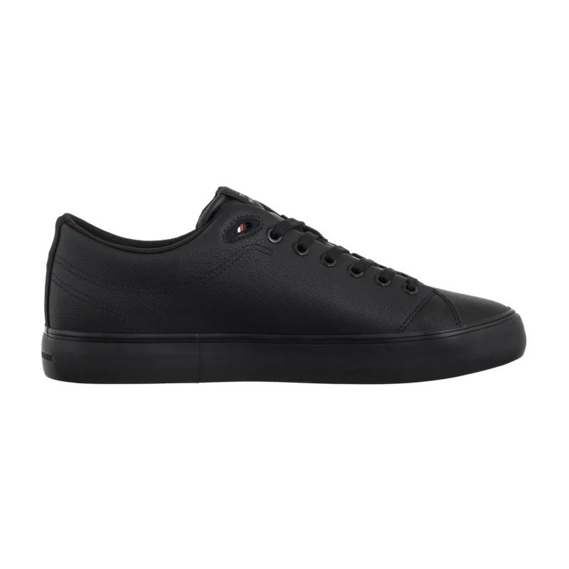 Tommy Hilfiger TH Hi Vulc Core Low Lth II Ess Black FM0FM05511 BDS (TH1346-b) sportiniai bateliai