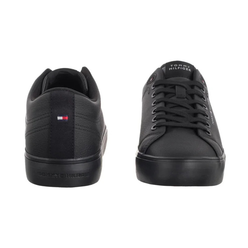 Tommy Hilfiger TH Hi Vulc Core Low Lth II Ess Black FM0FM05511 BDS (TH1346-b) sportiniai bateliai