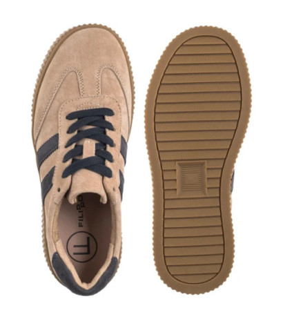 Filippo Beżowe/Szare DP6776/25 BE GR (FO138-e) sportiniai bateliai