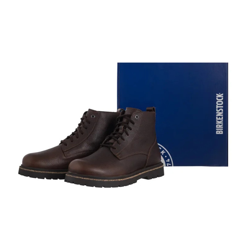 Birkenstock Highwood Lace Mid Chocolate 1030757 (BK336-b) žygio batai