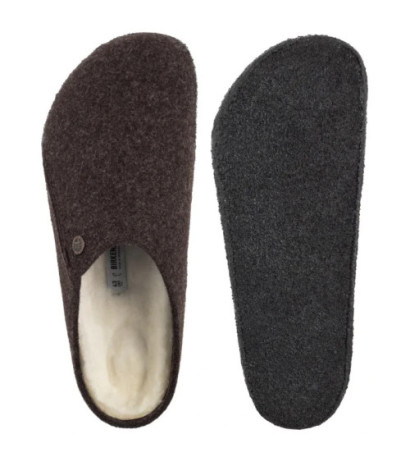 Birkenstock Zermatt Rivet Shearling Mocha 1016570 (BK337-a) šlepetės