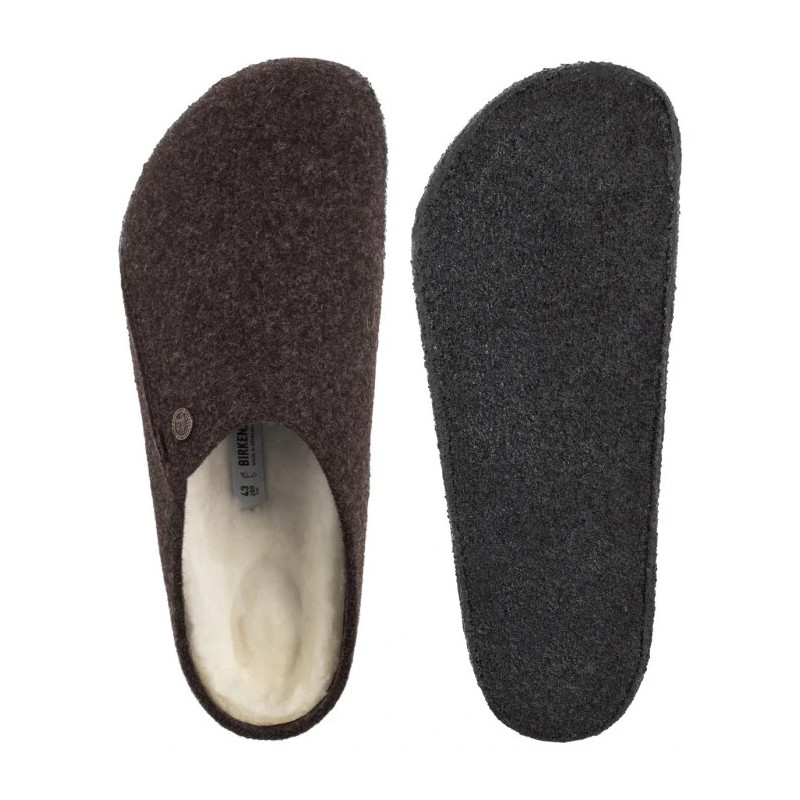 Birkenstock Zermatt Rivet Shearling Mocha 1016570 (BK337-a) šlepetės