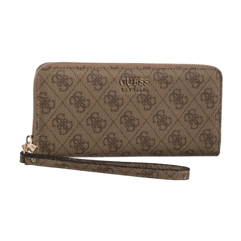 Guess Brenton Slg Lrg Zip Around SWLG96 48146 Latte Logo (GU752-a) rankinė